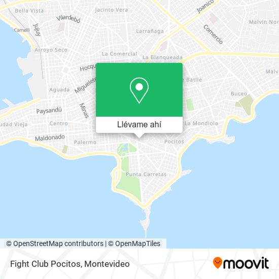 Mapa de Fight Club Pocitos