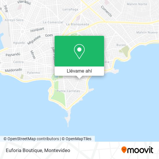 Mapa de Euforia Boutique