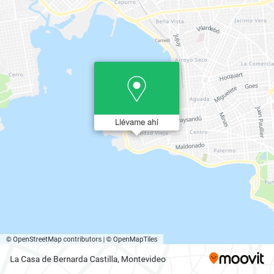 Mapa de La Casa de Bernarda Castilla