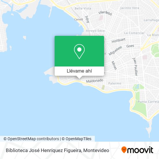 Mapa de Biblioteca José Henríquez Figueira