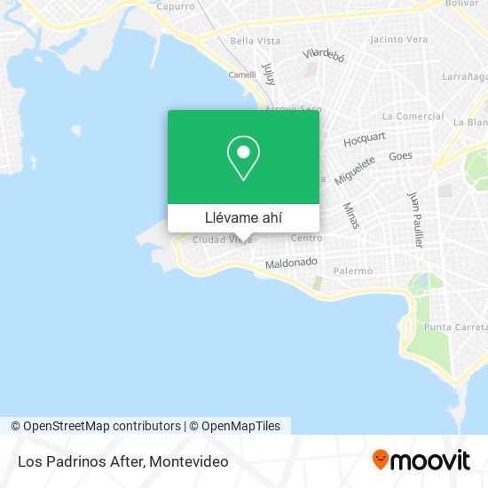 Mapa de Los Padrinos After