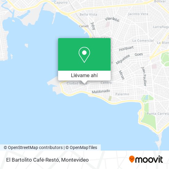 Mapa de El Bartolito Café-Restó