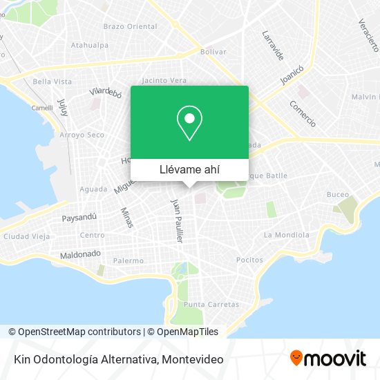 Mapa de Kin Odontología Alternativa