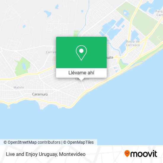 Mapa de Live and Enjoy Uruguay