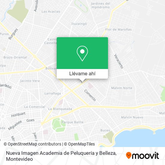 Mapa de Nueva Imagen Academia de Peluquería y Belleza