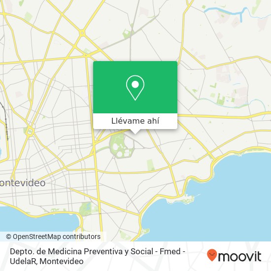 Mapa de Depto. de Medicina Preventiva y Social - Fmed - UdelaR