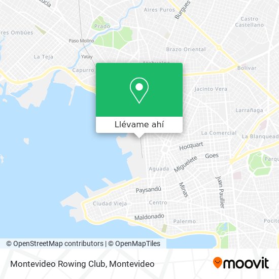 Mapa de Montevideo Rowing Club