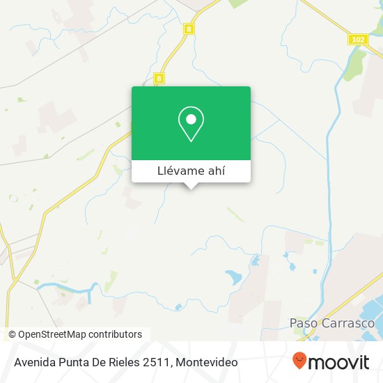 Mapa de Avenida Punta De Rieles 2511