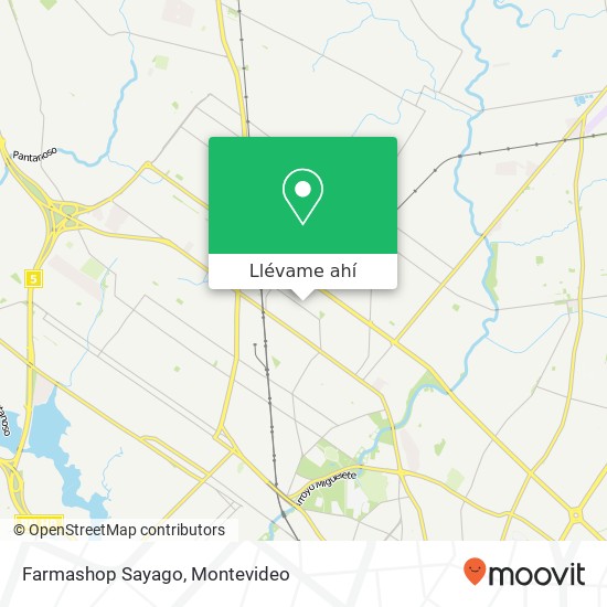 Mapa de Farmashop Sayago