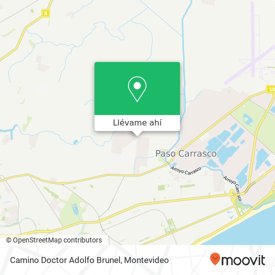 Mapa de Camino Doctor Adolfo Brunel