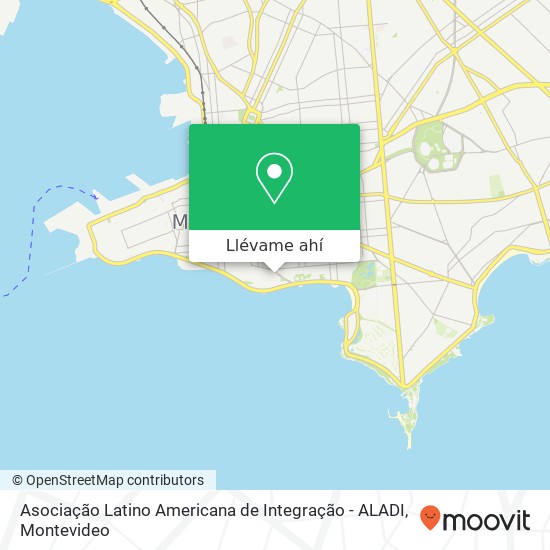 Mapa de Asociação Latino Americana de Integração - ALADI