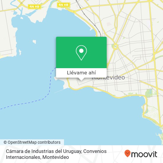 Mapa de Cámara de Industrias del Uruguay, Convenios Internacionales