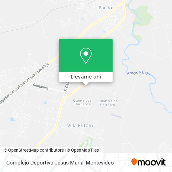 Mapa de Complejo Deportivo Jesus Maria