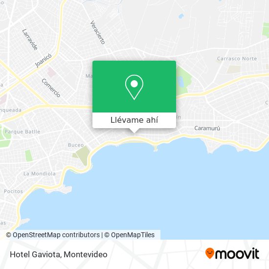 Mapa de Hotel Gaviota
