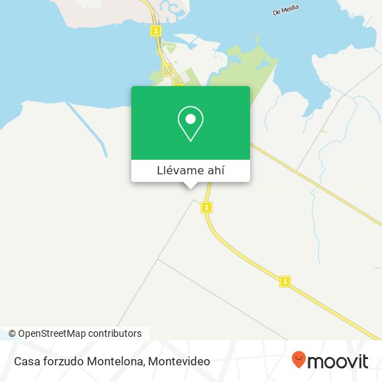 Mapa de Casa forzudo Montelona