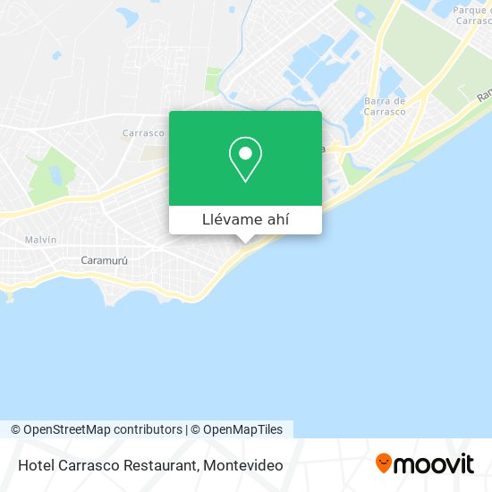 Mapa de Hotel Carrasco Restaurant