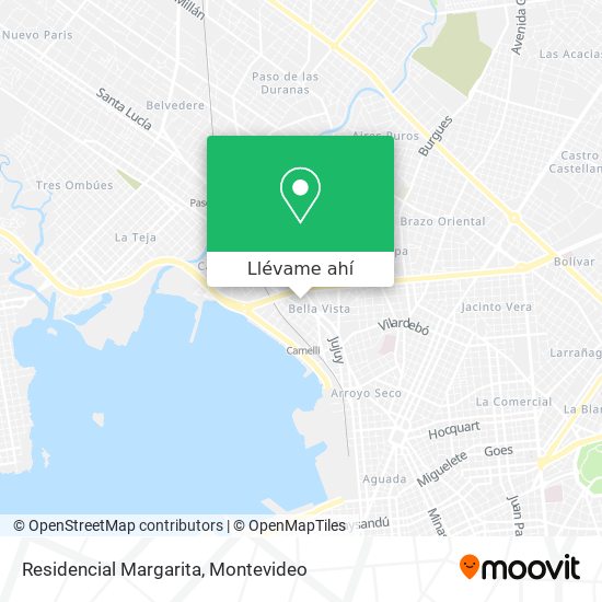 Mapa de Residencial Margarita