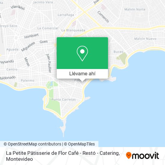 Mapa de La Petite Pâtisserie de Flor Café - Restó - Catering