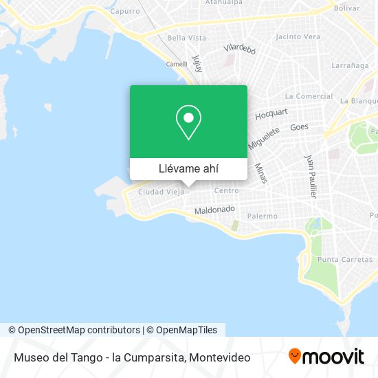 Mapa de Museo del Tango - la Cumparsita