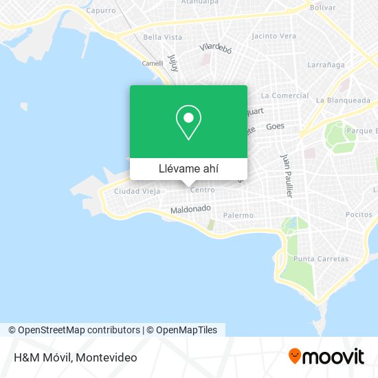 Mapa de H&M Móvil