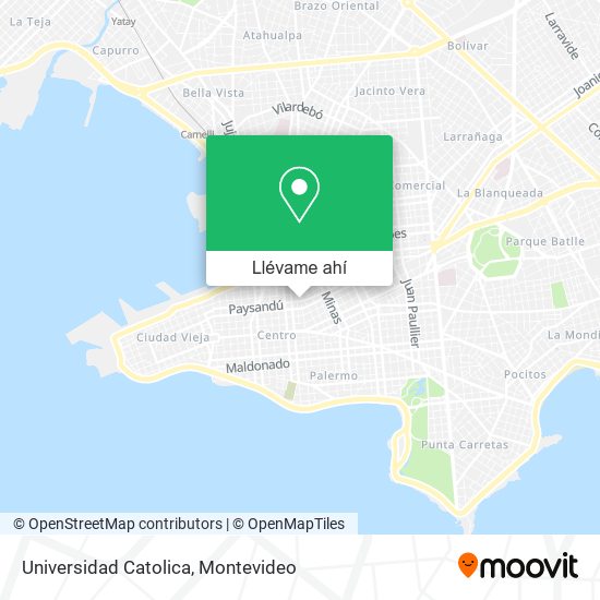 Mapa de Universidad Catolica