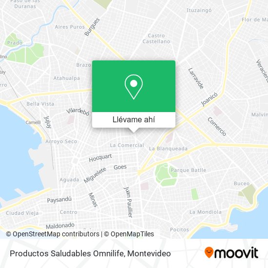 Mapa de Productos Saludables Omnilife