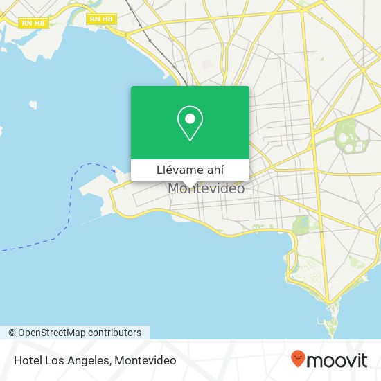 Mapa de Hotel Los Angeles