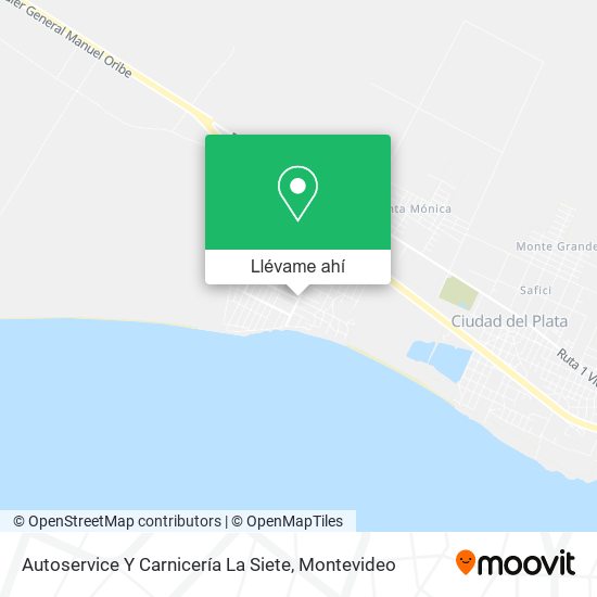 Mapa de Autoservice Y Carnicería La Siete