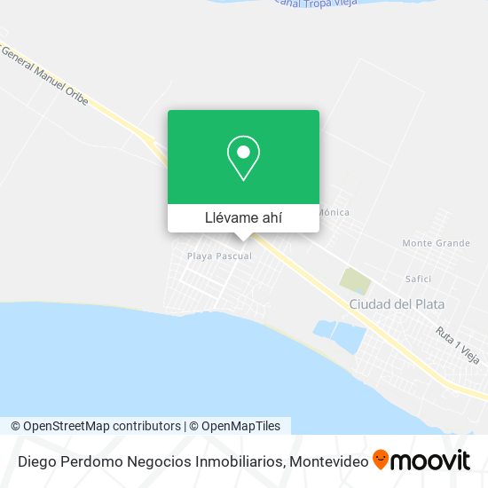 Mapa de Diego Perdomo Negocios Inmobiliarios
