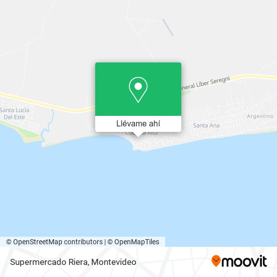 Mapa de Supermercado Riera