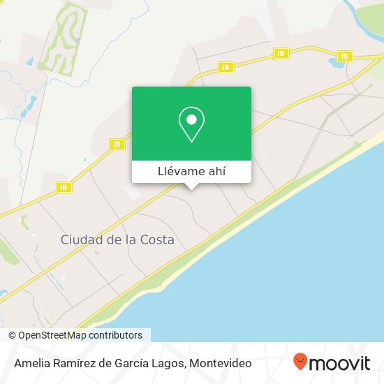Mapa de Amelia Ramírez de García Lagos