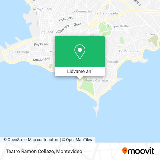 Mapa de Teatro Ramón Collazo