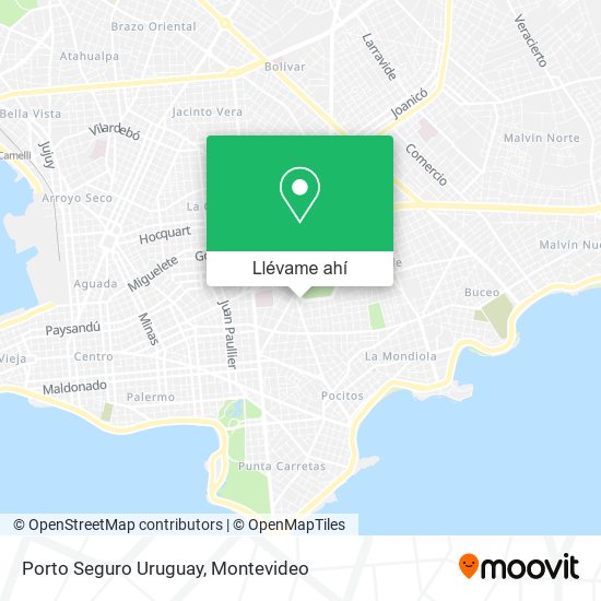 Mapa de Porto Seguro Uruguay