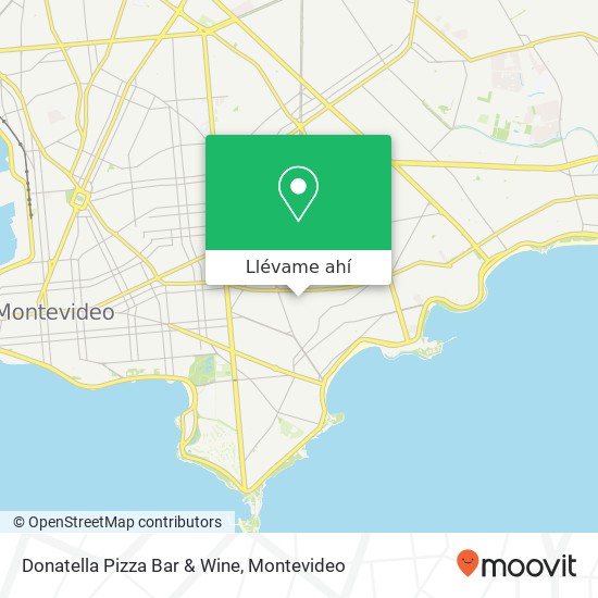 Mapa de Donatella Pizza Bar & Wine