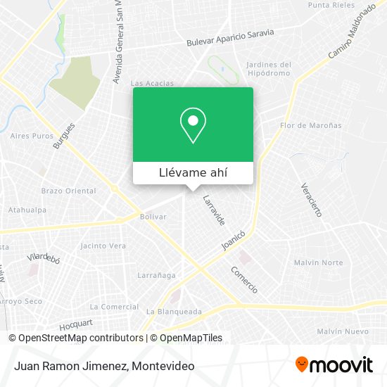 Mapa de Juan Ramon Jimenez