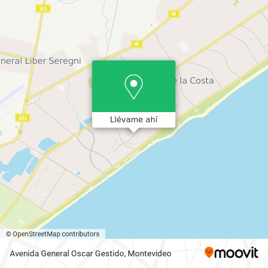 Mapa de Avenida General Oscar Gestido