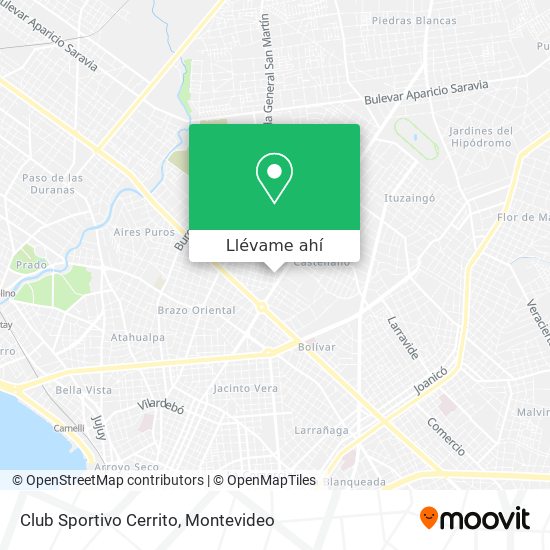 Mapa de Club Sportivo Cerrito