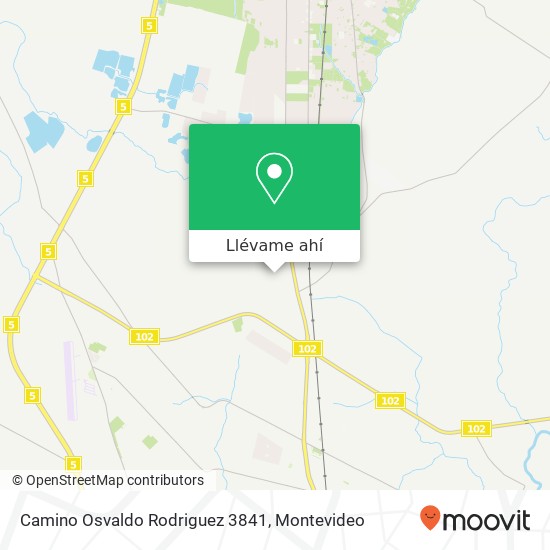 Mapa de Camino Osvaldo Rodriguez 3841