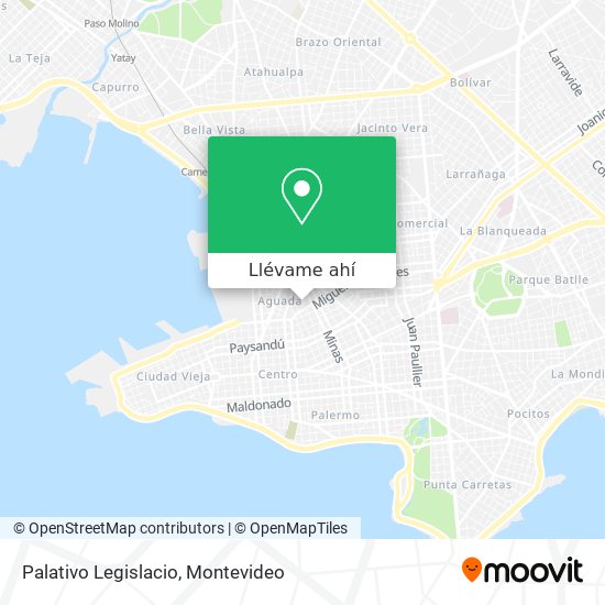 Mapa de Palativo Legislacio