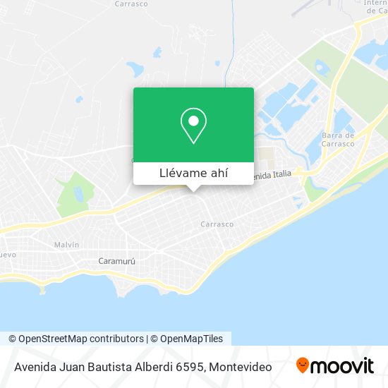 Mapa de Avenida Juan Bautista Alberdi 6595