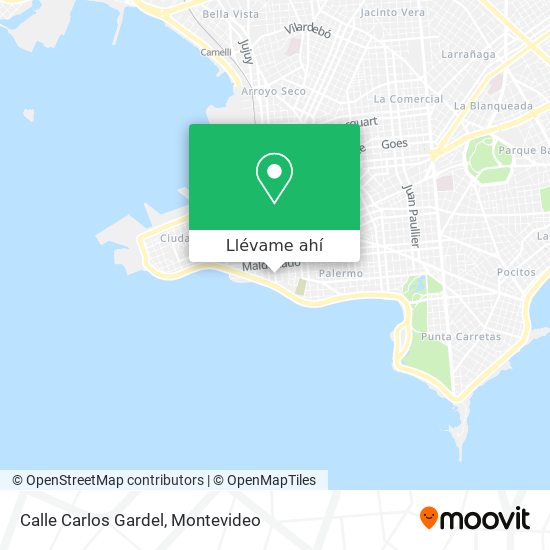 Mapa de Calle Carlos Gardel