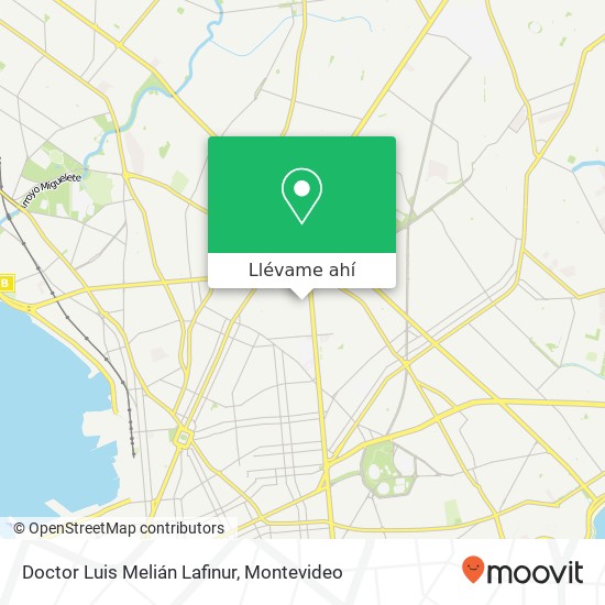 Mapa de Doctor Luis Melián Lafinur