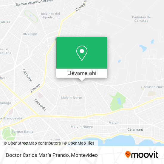 Mapa de Doctor Carlos María Prando
