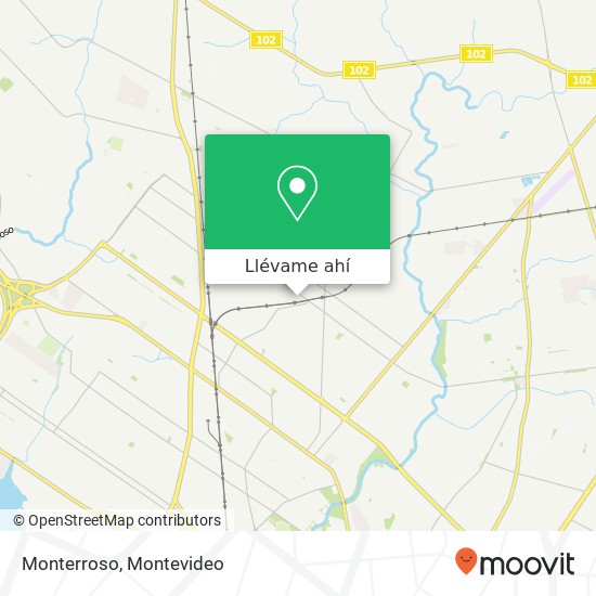 Mapa de Monterroso