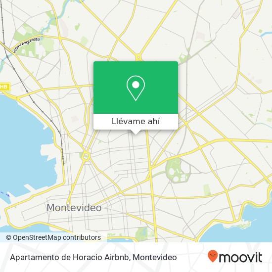 Mapa de Apartamento de Horacio Airbnb
