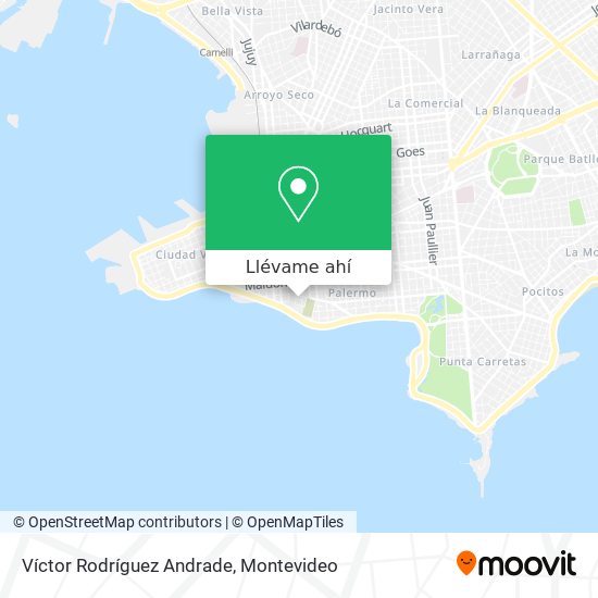 Mapa de Víctor Rodríguez Andrade