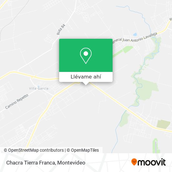 Mapa de Chacra Tierra Franca
