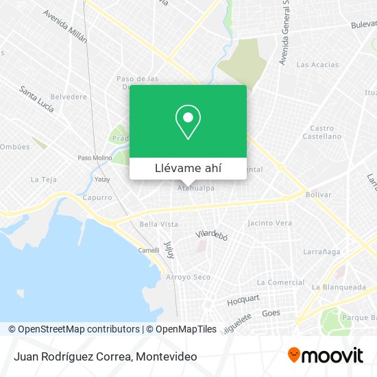 Mapa de Juan Rodríguez Correa