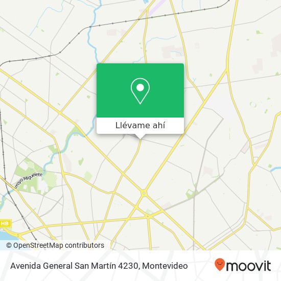 Mapa de Avenida General San Martín 4230