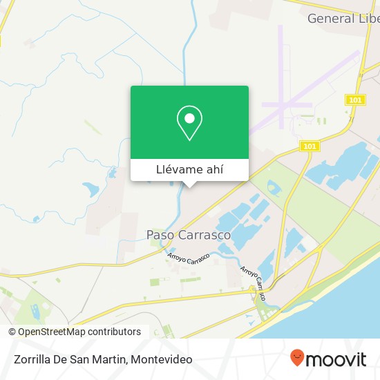 Mapa de Zorrilla De San Martin